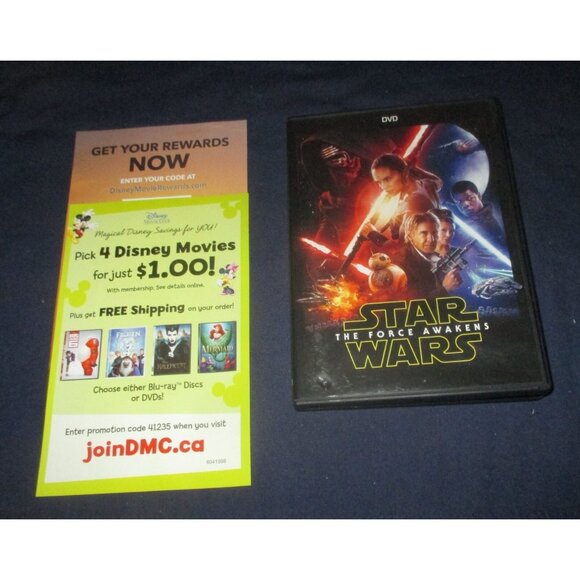 Star Wars: The Force Awakens (DVD, 2016, Canadian) - Picture 1 of 3
